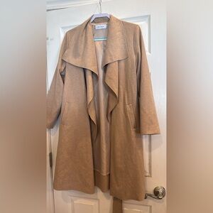 Chicwish Camel Draped Pea Coat
